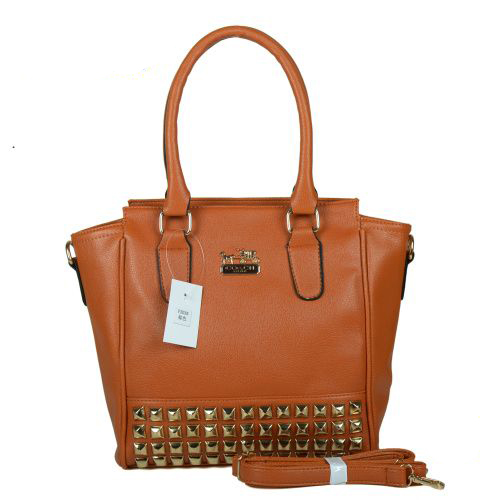 Coach Legacy Tanner In Studded Small Tan Crossbody Bags BNL